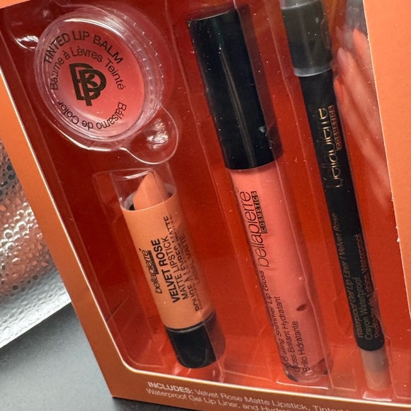 Bellapierre Lip Essentials Set - Velvet Rose New in box Retail $50 - Picture 3 of 8